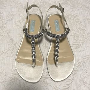 Betsey Johnson Spark Ivory Dress Sandal
